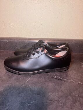 Dinkles Marching Shoes Men's 8 1/2 / Women's 10 Black Faux Leather Band Marching